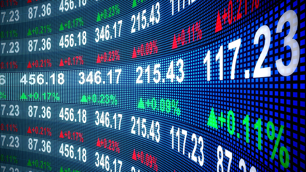 Stock market ticker